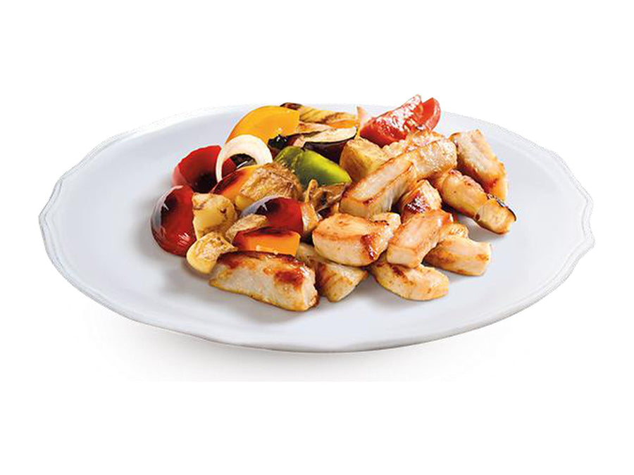 Tagliatina di Pollo con Verdure Grigliate
